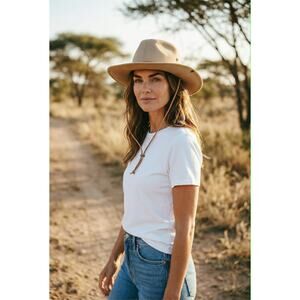 Vtg Sierra Club John Muir Collection Nature Company Canvas Safari Hat Size S USA